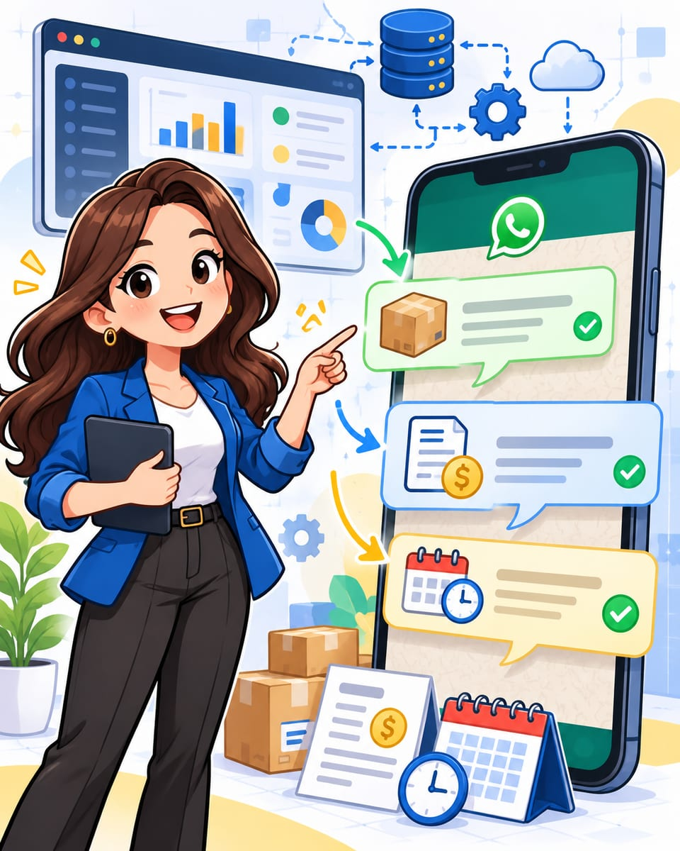 Otomasi Pesanan & Invoice via WhatsApp API: Efisiensi Real-Time Tanpa Manual