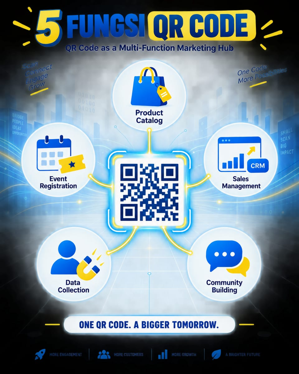 QR Code: Bukan Cuma untuk Bayar, Tapi Juga Mesin Marketing