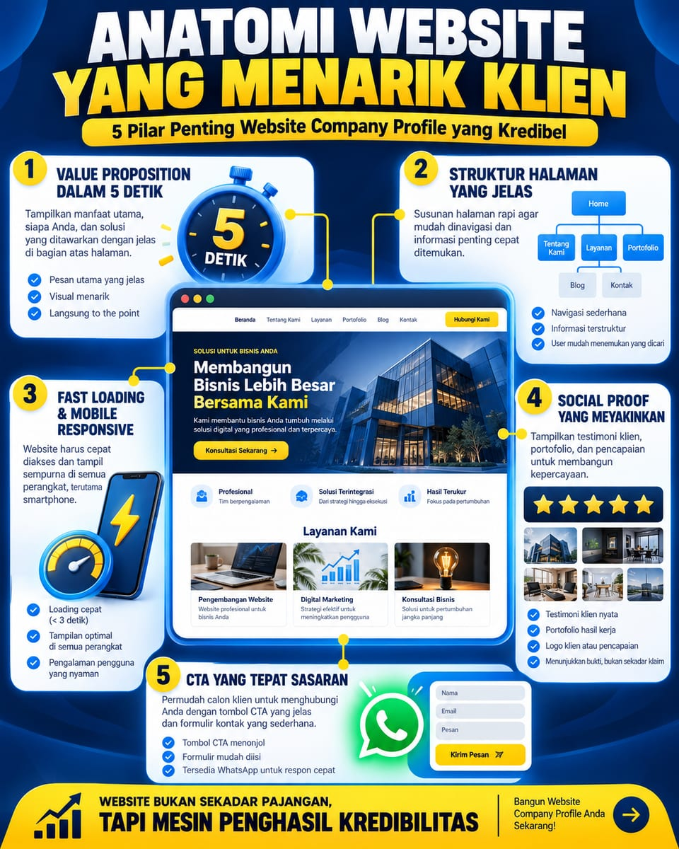 Website Udah Rapi, Kok Pengunjung Pergi Tanpa Chat Sama Sekali? 🤔
